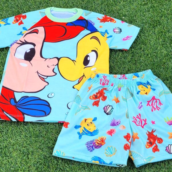 Pijama VERANO KIDS - Sirenita 2 Pijama VERANO KIDS - Sirenita - Imagen 2