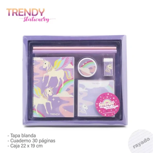 Set Stationery - Unincornio