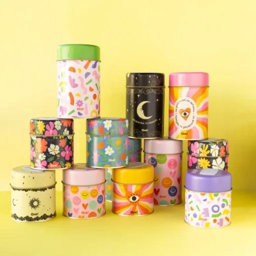 Set de Latas con Diseño