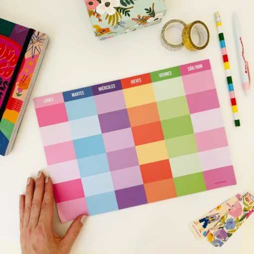 Planner Mensual - Rainbow
