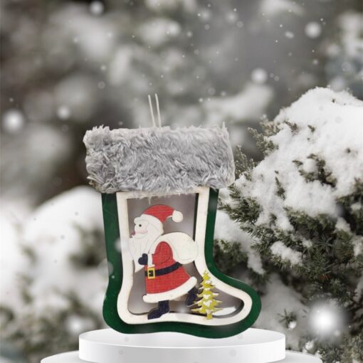 Adorno Bota - Navidad - Imagen 5
