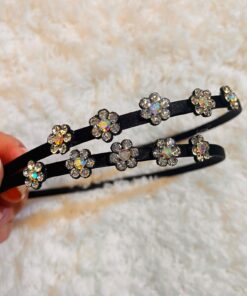 Vincha Florcita Strass x2