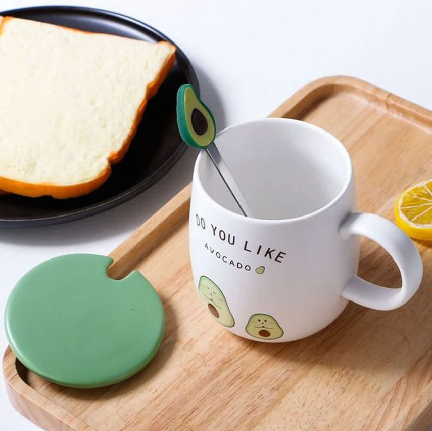 Taza + Tapa + Cucharita ? Happy Palta 3 Taza + Tapa + Cucharita ? Happy Palta - Imagen 3