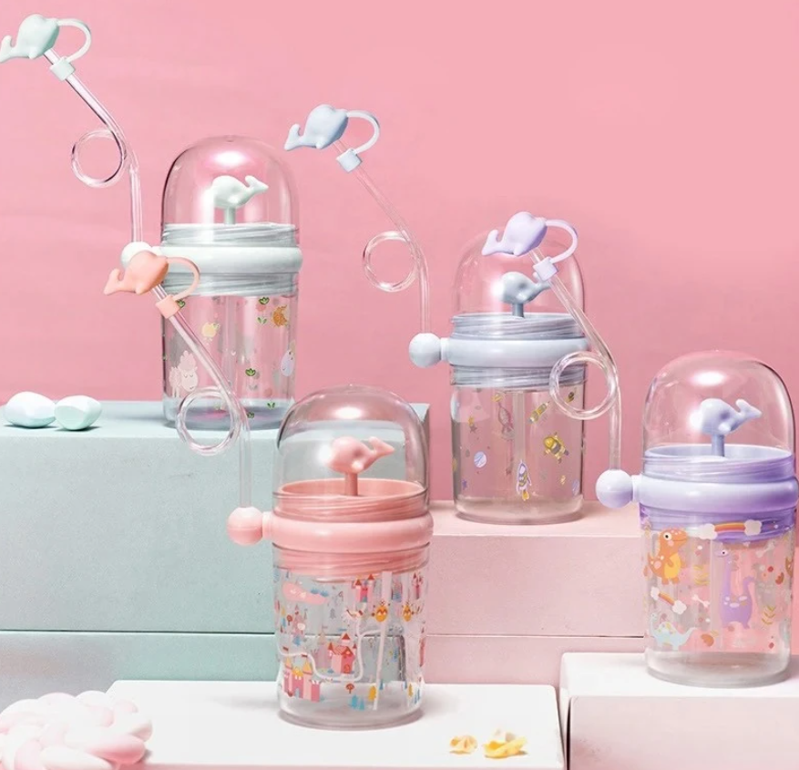 Vaso Con Sorbete - Delfin 1 Vaso Con Sorbete - Delfin