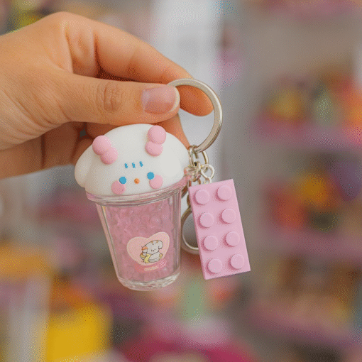 Llavero Vaso Kawaii