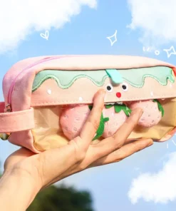 Estuche grande para bol grafos Kawaii papeler a japonesa de lona sand a bonitos estuches para.jpg