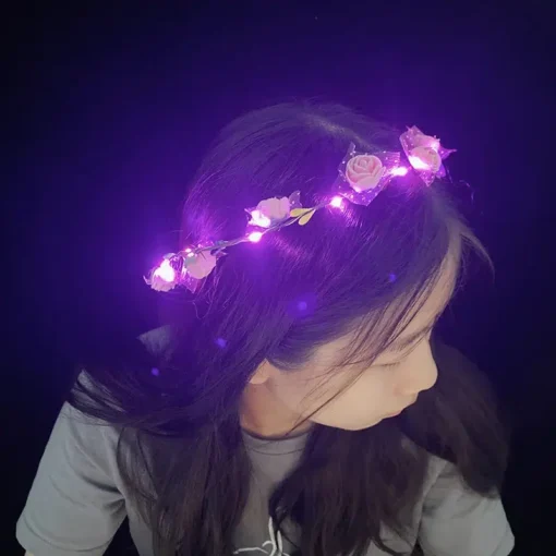 Tiara Con Flores - Luz