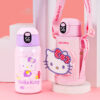 Kawaii termos bardak Sanrio Anime Hello Kitty ak ll s cakl k kontrol renci ift kapak