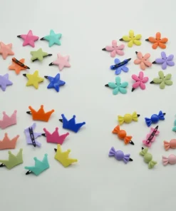 Pinzas para el pelo de flores de colores para ni a horquillas de estrella de pl.jpg 1