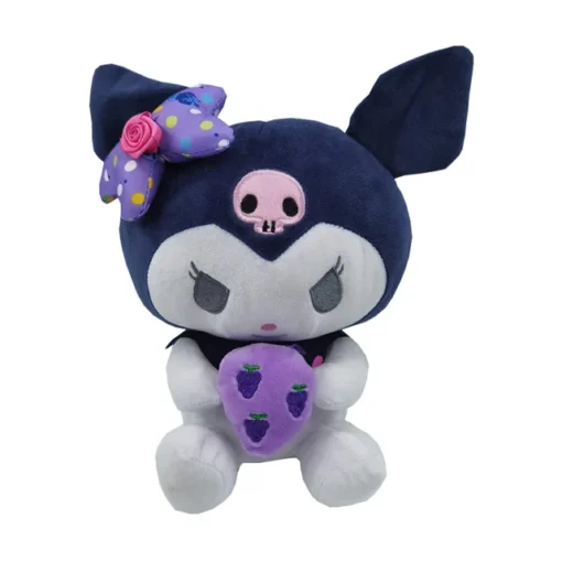 Sanrio figuras de dibujos animados del diablo juguetes de peluche Kawaii Hello Kitty Kuromi My