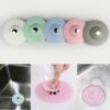 Shower Drain Stopper Strainer Rubber Circle Silicone Plug Sink Bathtub Plug 2