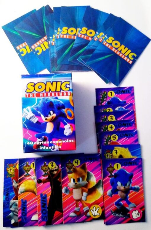 Sonic - Juego de Cartas Españolas