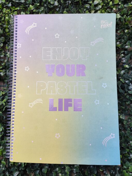 Cuaderno Universitario Tapa Flexible - Pastel