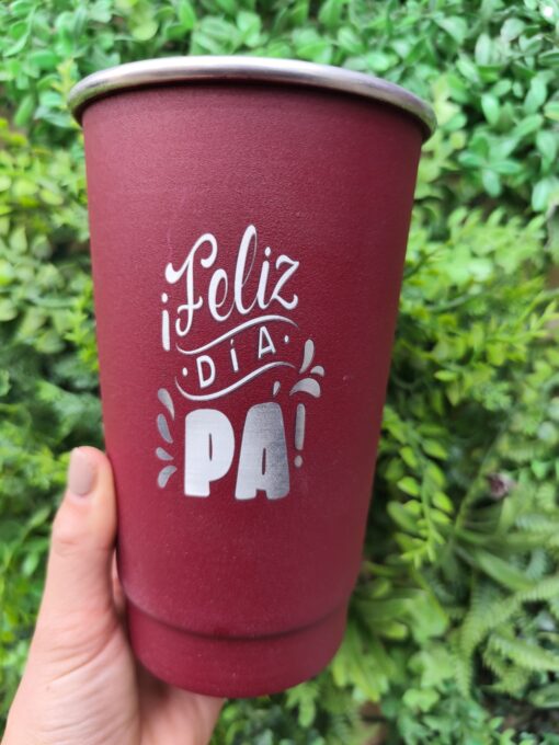 Vaso Aluminio - Dia del Padre - Imagen 2