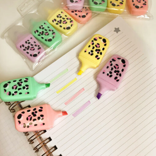 Mini Resaltador x4 - Animal Print