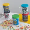 taza infantil con tapa y asa dibujos animados 1