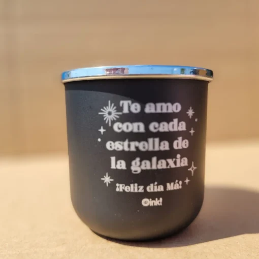 Mate + Bombilla  Silver - Mamá Te Amo - Imagen 3
