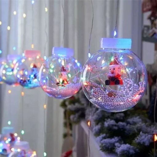 Cortina de Luces - Bolitas Navideñas - Imagen 2