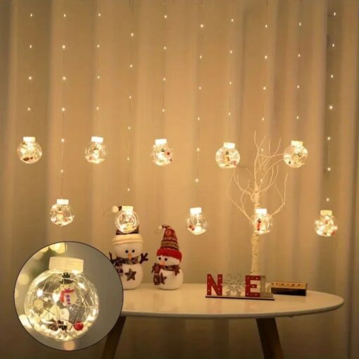 Cortina de Luces - Bolitas Navideñas - Imagen 3