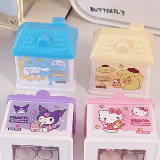 sacapuntas Casita Sanrio