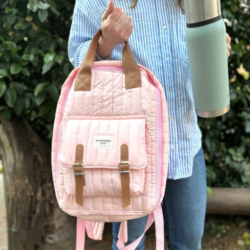 Mochila Matelasse - Rosa