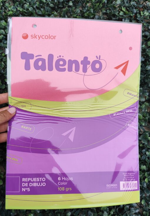 Repuesto de Dibujo Talento Nro 5 COLOR - Skycolor