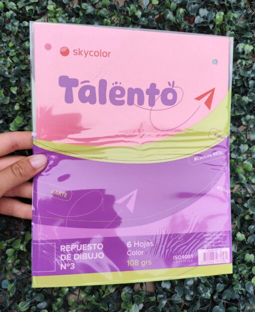 Repuesto de Dibujo Talento Nro 3 COLOR - Skycolor