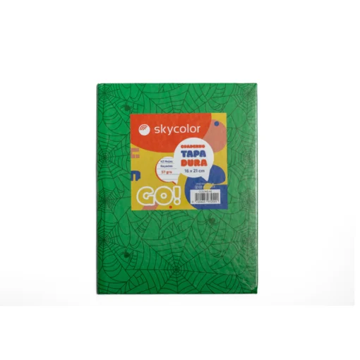 Cuaderno Rayado Forrado Verde - Skycolor