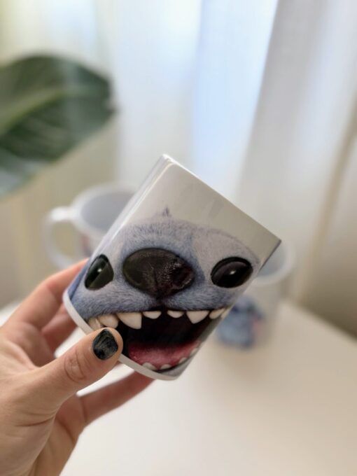 *PREVENTA!!!* Taza de Ceramica STITCH (Cara)