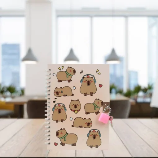 Diario Intimo con Candado - Capybara - Imagen 2