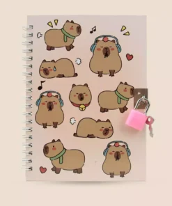 Diario Intimo con Candado - Capybara