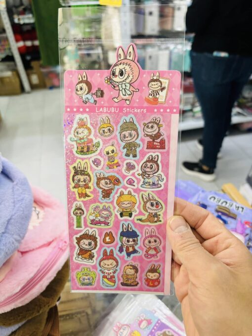 Sticker en plancha labubu - Imagen 2
