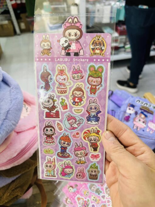 Sticker en plancha labubu - Imagen 3