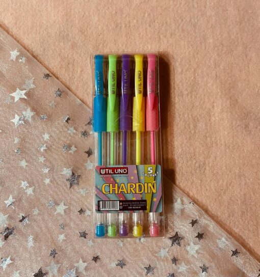 Lapicera en Gel x4 - Chardin