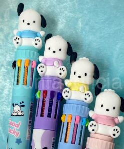Lapicera Perrito Kawaii 10 Colores - x3