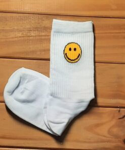 Medias 3/4 - Smile Blanco