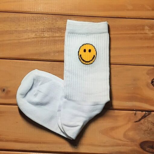 Medias 3/4 - Smile Blanco