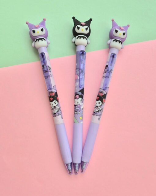Lapicera retractil Kuromi x2