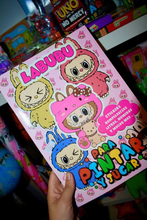 Libro Para Pintar Labubu