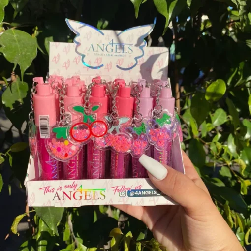 Lip Gloss con Llavero 4 Angels