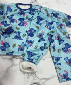 Pijama polar soft - Stitch Celeste