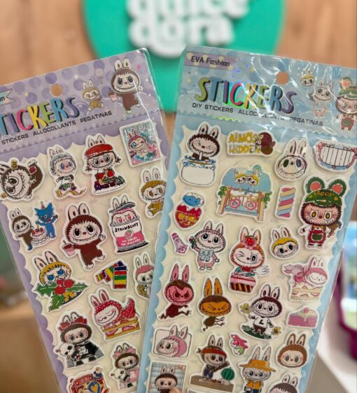 Plancha de stickers 3D