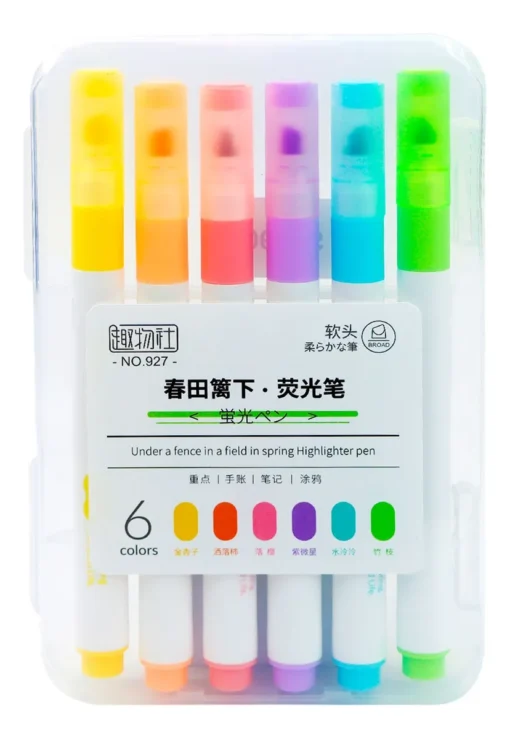 Resaltador High Lighter x6