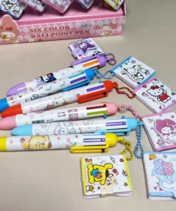 Lapicera Sanrio + Cuadernito x3