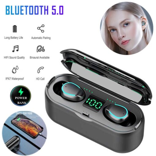 Auricular BT "F9-5" - con visor - Imagen 2