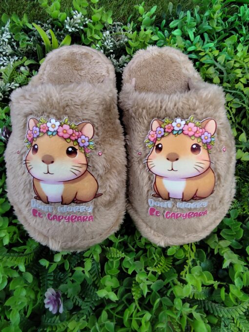 Pantufla infantil Capybara