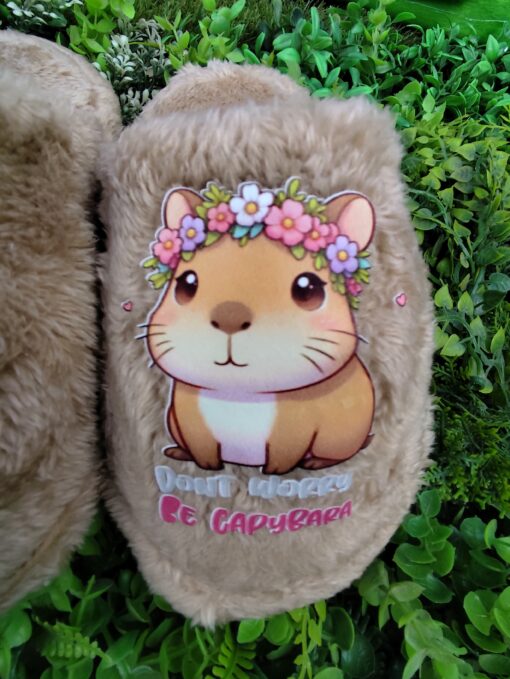 Pantufla infantil Capybara - Imagen 2