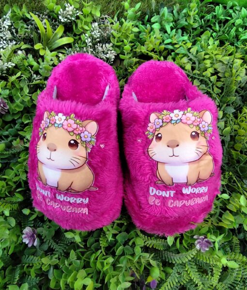 Pantufla infantil Capybara - Imagen 3