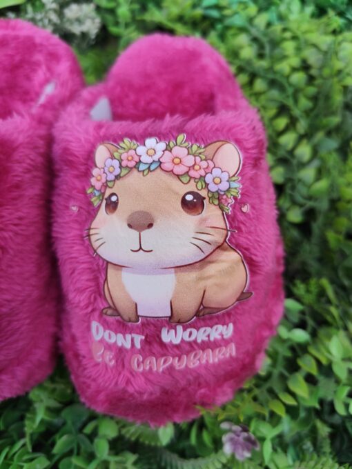 Pantufla infantil Capybara - Imagen 4