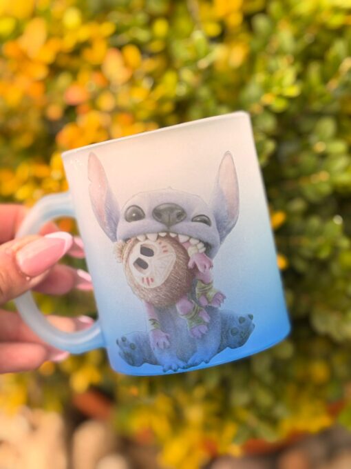 *PREVENTA!!!* Taza ESMERILADA STITCH (coco)